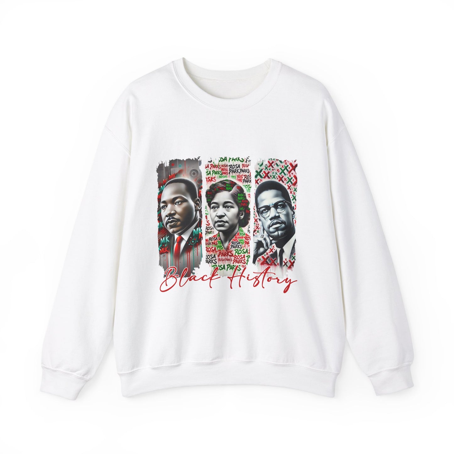 Black History, Black Leaders. Civil Rights Movement, African Americn History Leaders. Unisex Sweatshirt