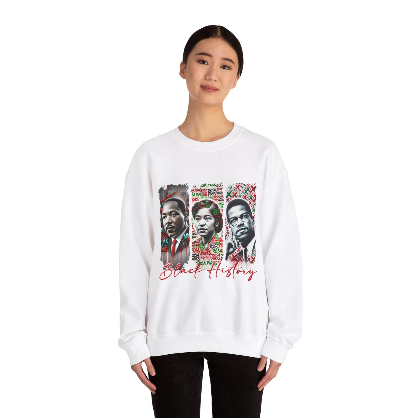 Black History, Black Leaders. Civil Rights Movement, African Americn History Leaders. Unisex Sweatshirt